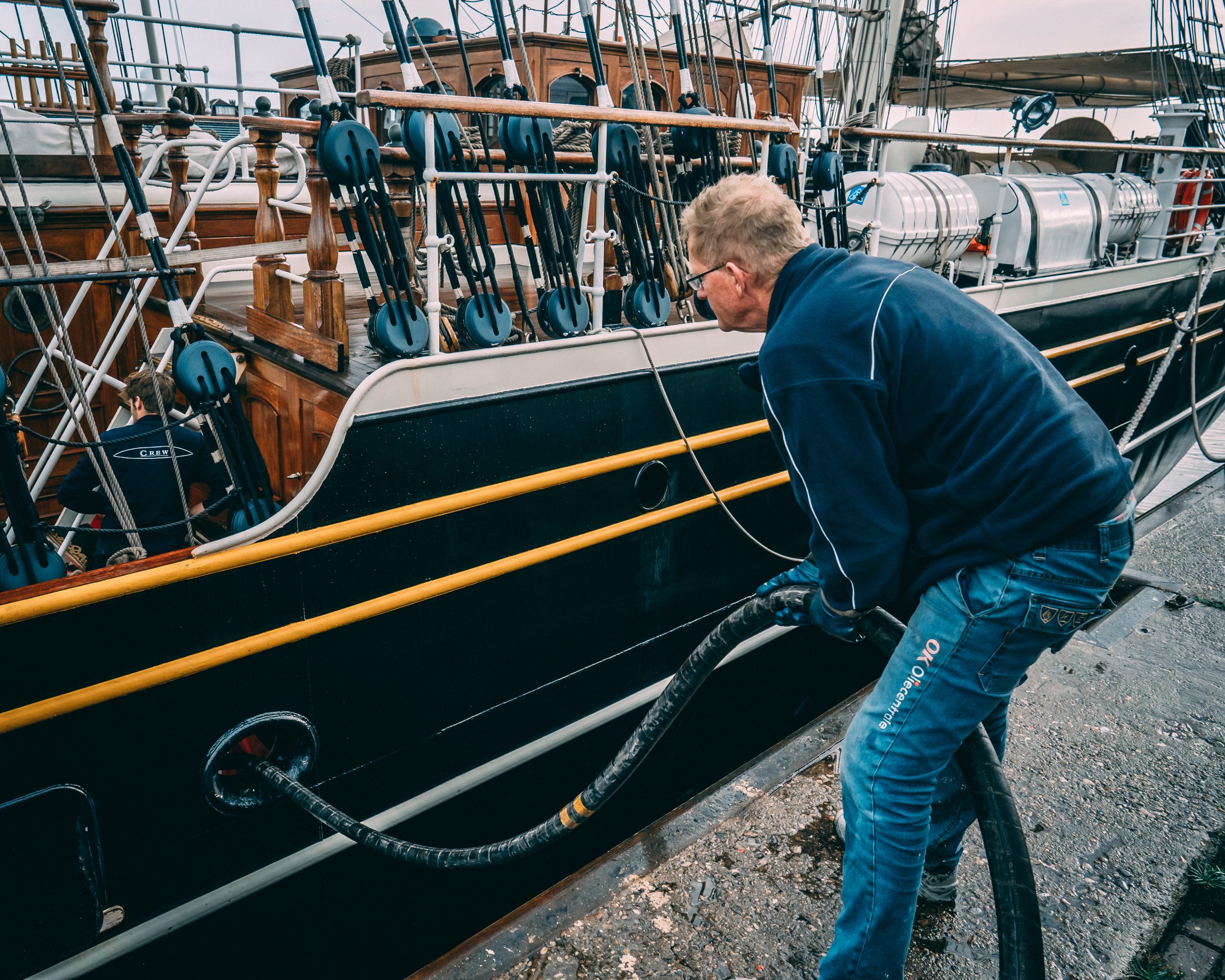 Baseblue delivers marine biofuel to 3-masted clipper Stad Amsterdam